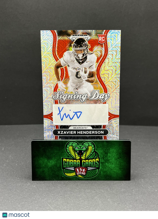 2025 Wild Card Signing Day Xzavier Henderson #SD-XHN Mojo RC 01/25