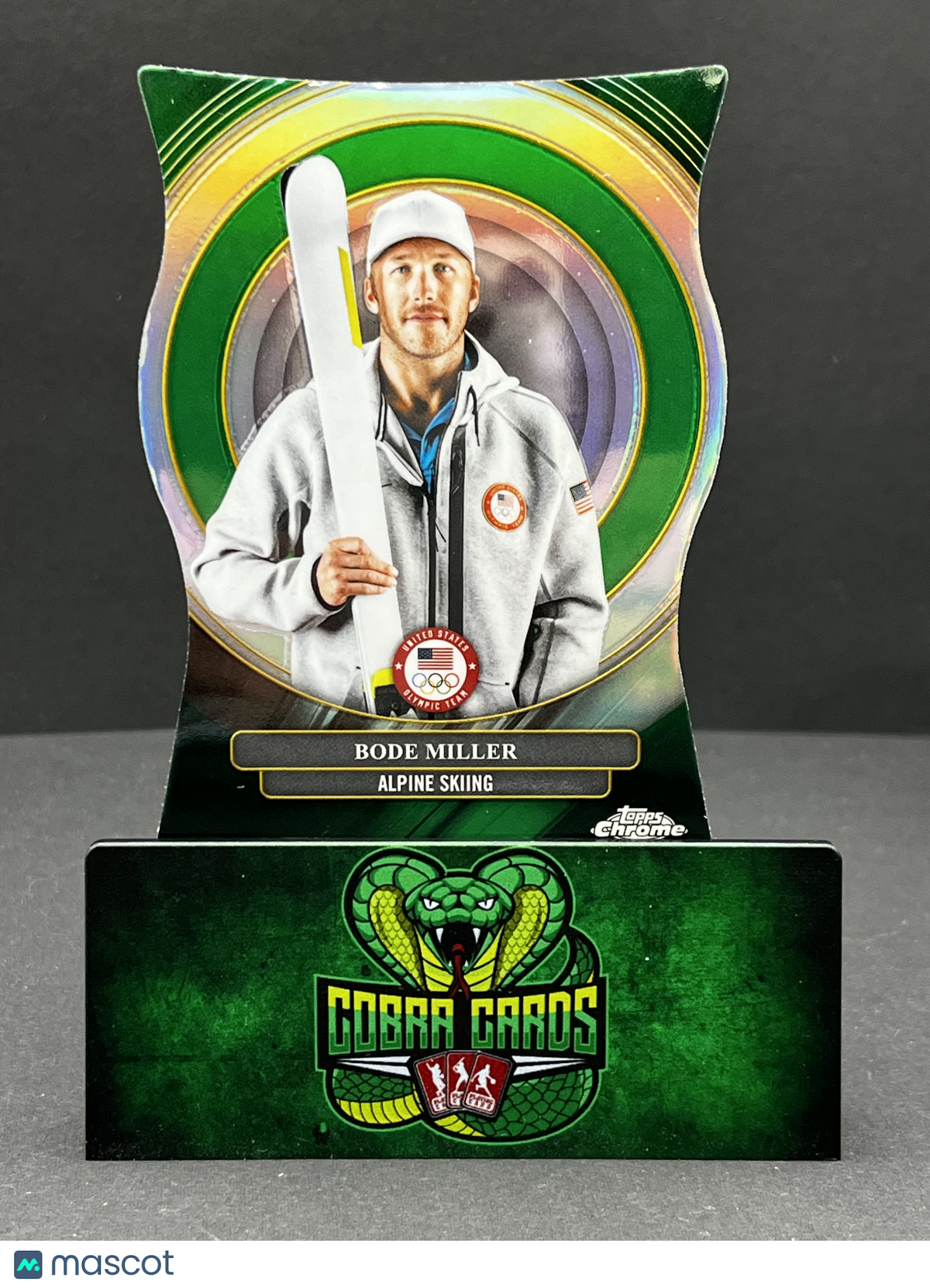 2026 Topps Chrome U.S. Olympic Team Bode Miller #CR-49 Green Chasing Rings