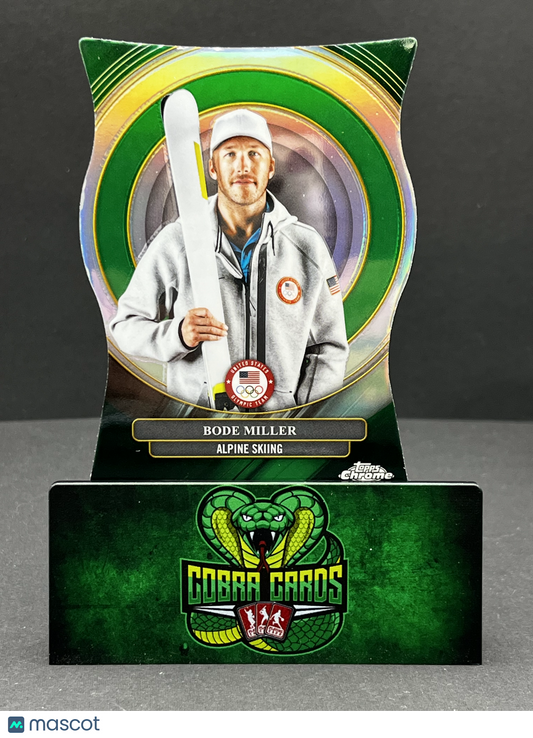 2026 Topps Chrome U.S. Olympic Team Bode Miller #CR-49 Green Chasing Rings