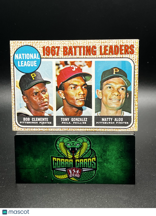 1967 Topps Roberto Clemente Tony Gonzalez Matty Alou #1