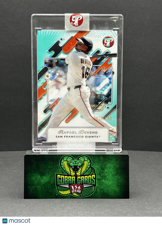 2025 Topps Pristine Rafael Devers/Pete Alonso #115 Rare "Wrong Back" Error /199