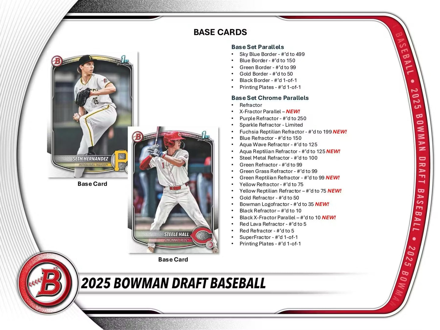 2025 Bowman Draft Baseball Hobby Box