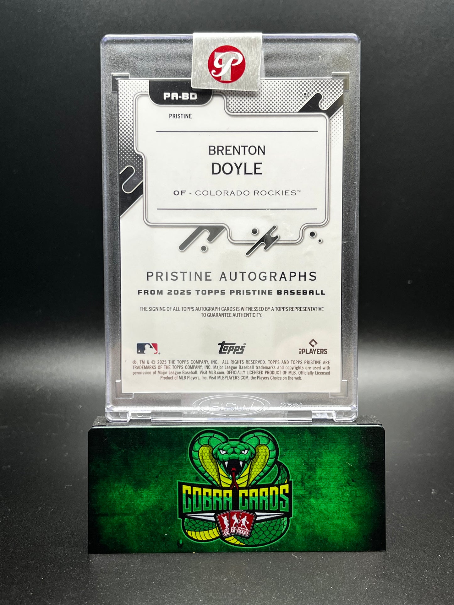 2025 Topps Pristine Brenton Doyle #PA-BD Green 119/150