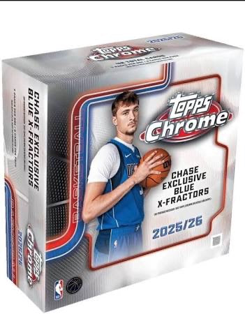 2025-26 Topps Chrome Basketball Mega Box