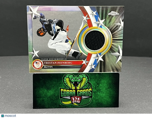 2026 Topps Chrome U.S. Olympic & Paralympic Team Tristan Feinberg #USM-TF Patch