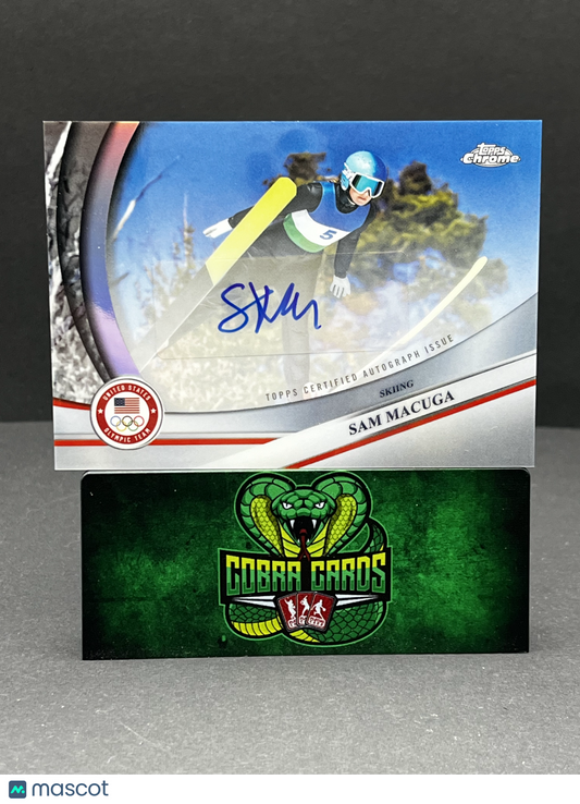 2026 Topps Chrome U.S. Olympics Sam Macuga #BCA-SMA