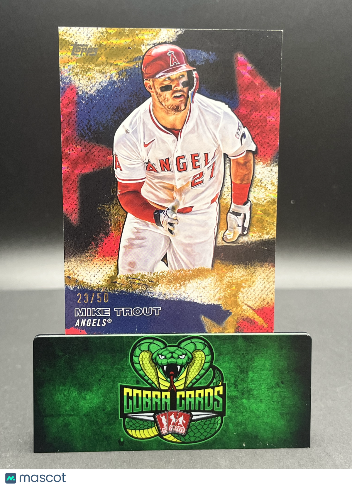 2026 Topps Series 1 Stars of MLB Mike Trout #SMLB-7 Gold 23/50