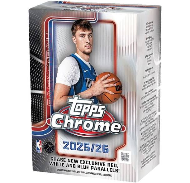 2025-26 Topps Chrome Basketball Value Box