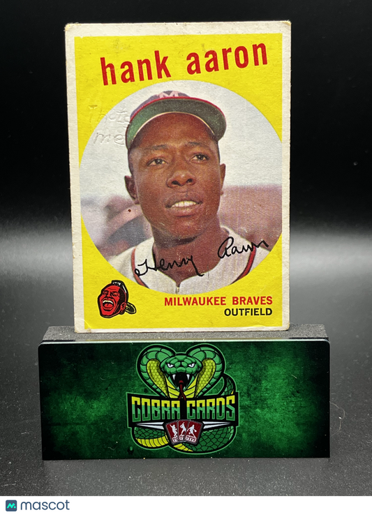 1959 Topps Hank Aaron #380