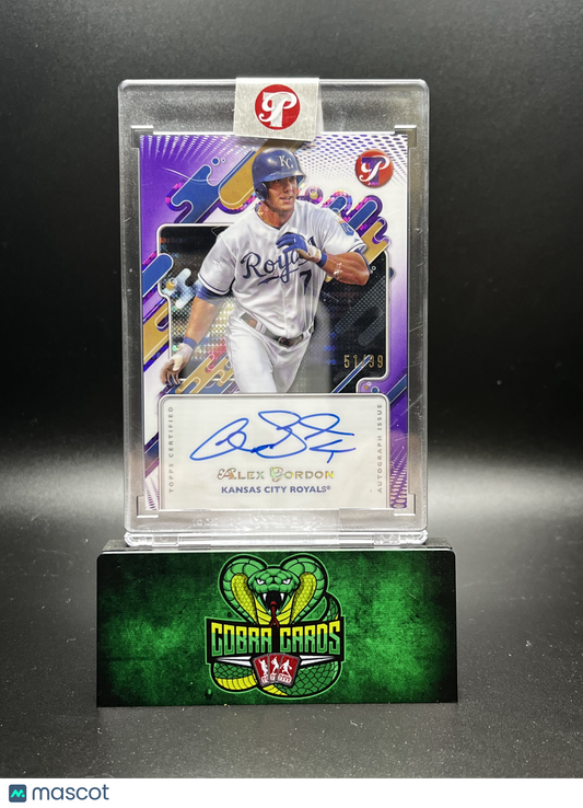 2025 Topps Pristine Alex Gordon #PA-AG Purple Refractor 51/99
